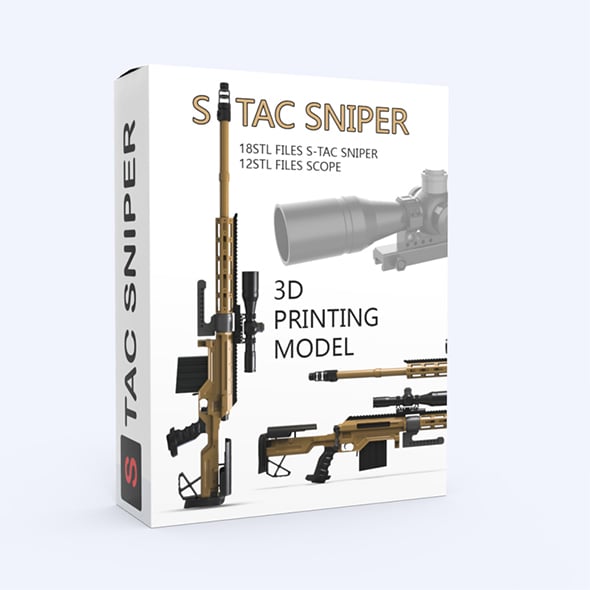 S-TAC Sniper 3D Printing Model - 3DOcean Item for Sale