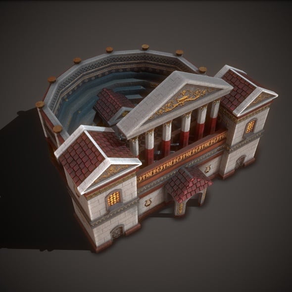 Ancient Odeum - 3DOcean Item for Sale