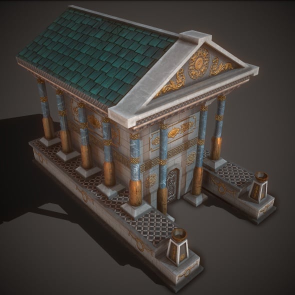 Ancient Temple - 3DOcean Item for Sale