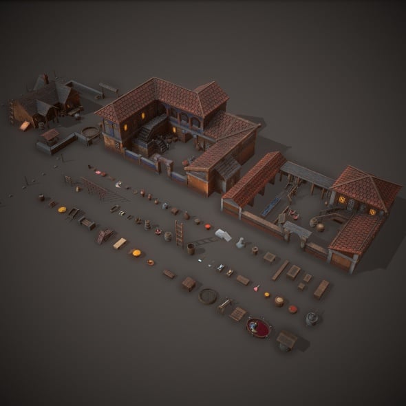 Ancient Farm Pack - 3DOcean Item for Sale