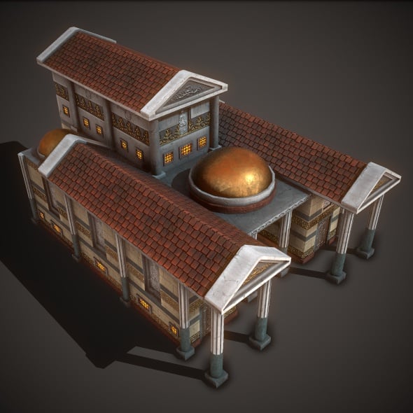 Temple Vesta - 3DOcean Item for Sale