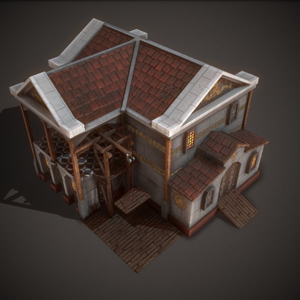 Ancient Warehouse - 3DOcean Item for Sale