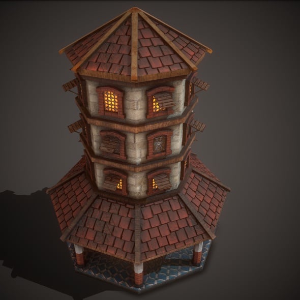 Ancient Granary - 3DOcean Item for Sale