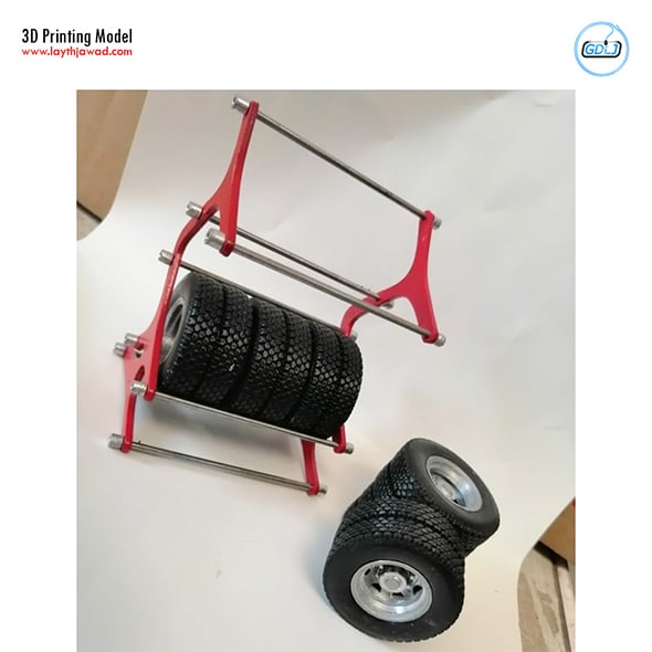 Tyre Rack 3D Printing Model - 3DOcean Item for Sale
