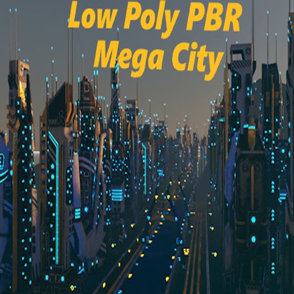 Mega Sci-Fi City Pack - 3DOcean Item for Sale