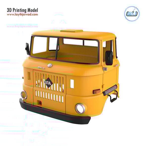 IFA W50 Cabin - Full Professional Version 3D Printing Model - 3DOcean Item for Sale