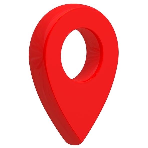 3D Map Pointer Red - 3DOcean Item for Sale