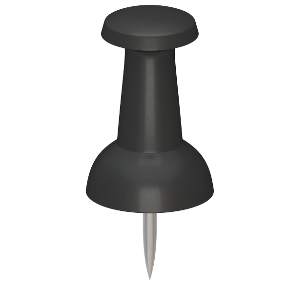 Assorted Push Pin black - 3DOcean Item for Sale