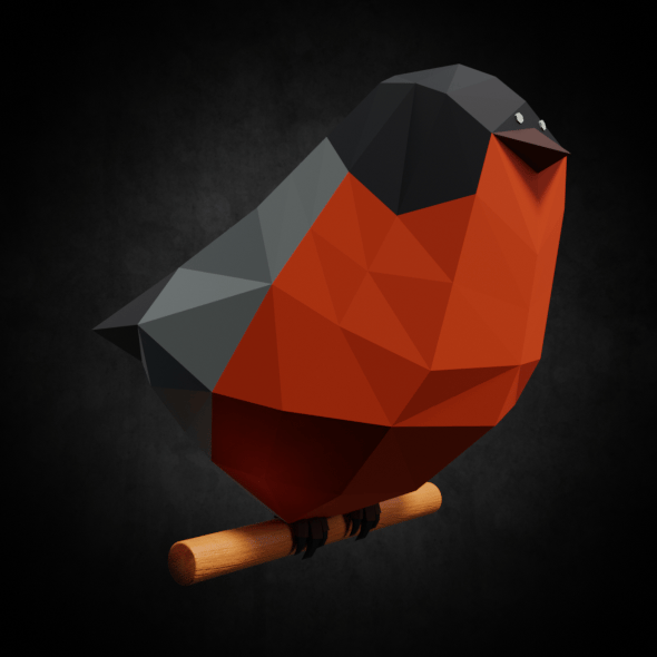 Low-poly bird - 3DOcean Item for Sale