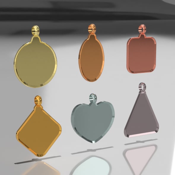 6 locket SIT03 - 3DOcean Item for Sale