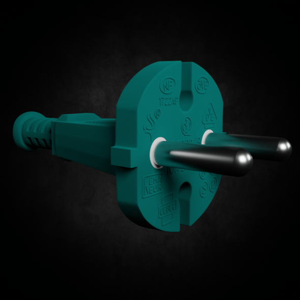Electric plug - 3DOcean Item for Sale