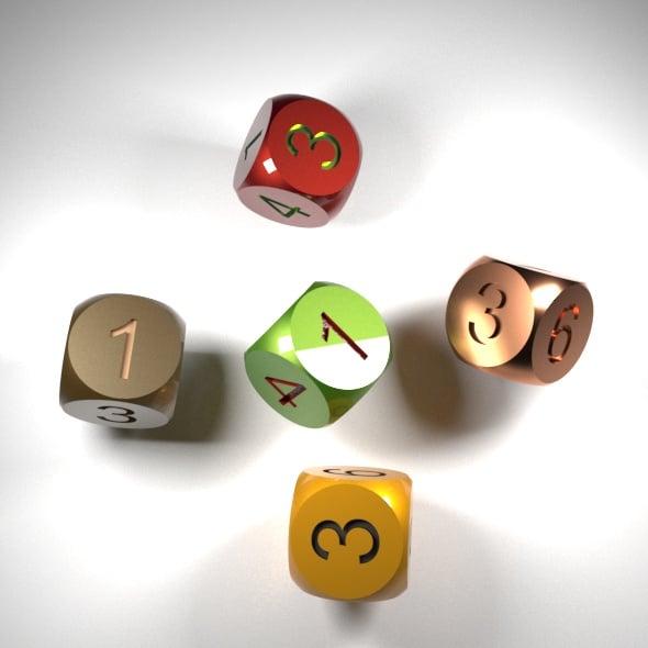 Real Dice - 3DOcean Item for Sale