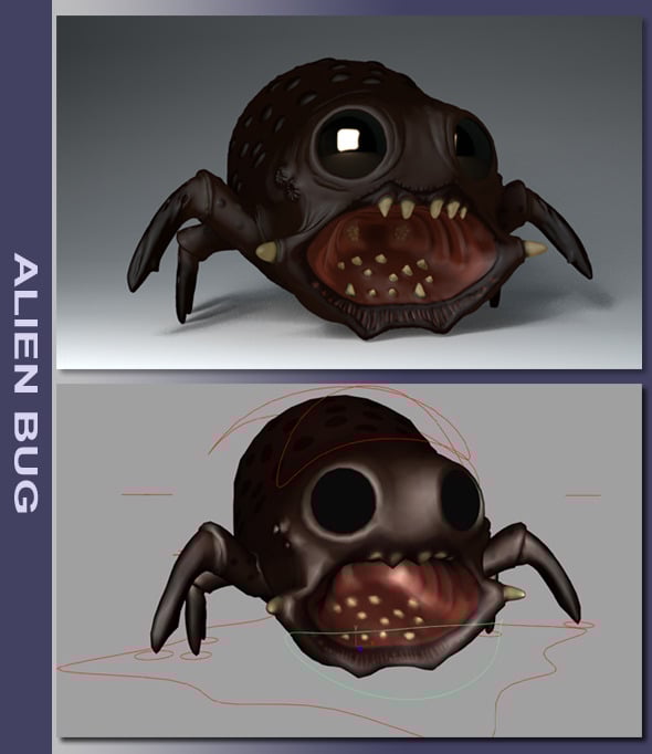 Alien Bug - 3DOcean Item for Sale