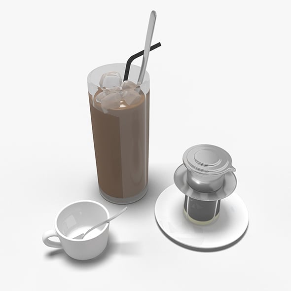 vietnamese coffee kits - 3DOcean Item for Sale