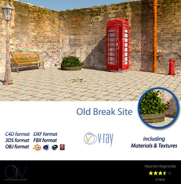 Old Break Site - 3DOcean Item for Sale