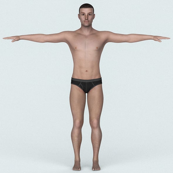 Man 3D Character - 3DOcean Item for Sale