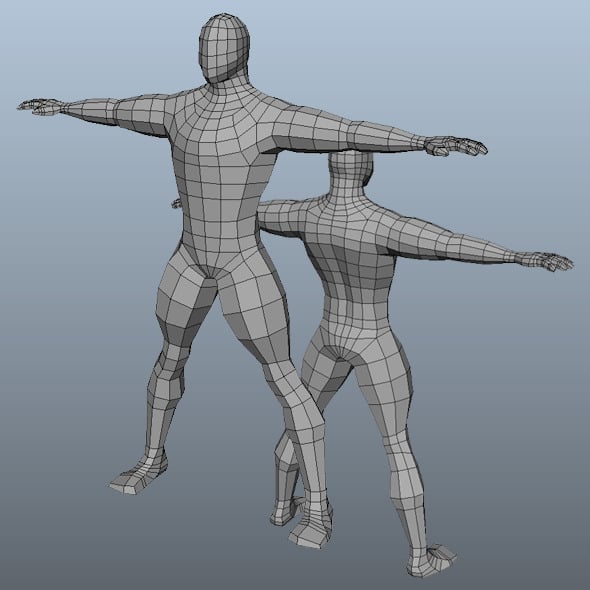 Base Mesh Man Model - 3DOcean Item for Sale
