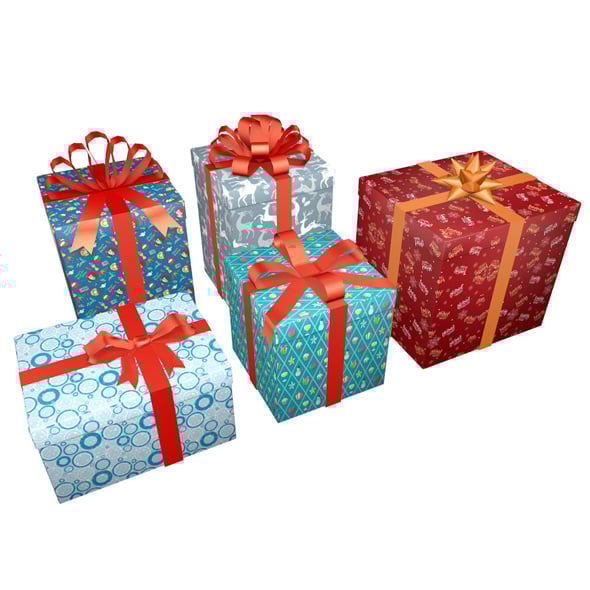5 Gifts - 3DOcean Item for Sale