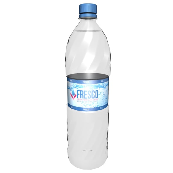 Water Bottle - 3DOcean Item for Sale