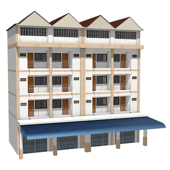 Town House - 3DOcean Item for Sale