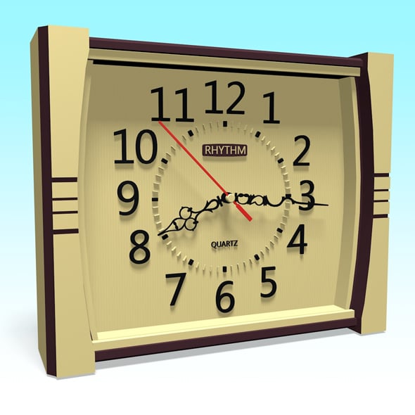 Wall Clock - 3DOcean Item for Sale