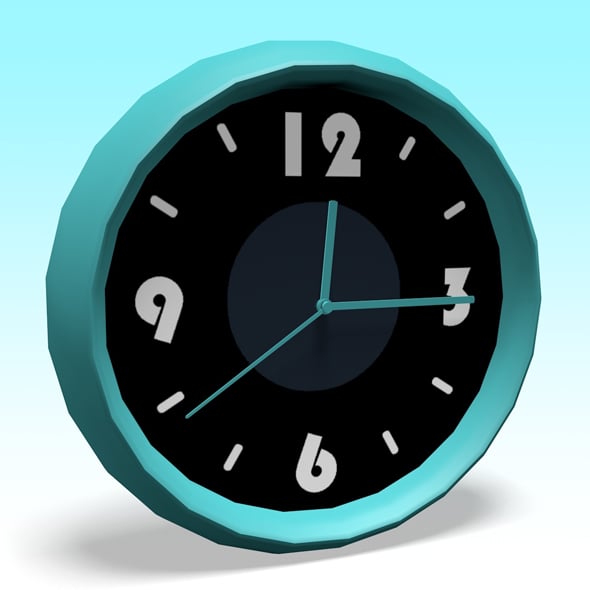 Wall Clock 2 - 3DOcean Item for Sale