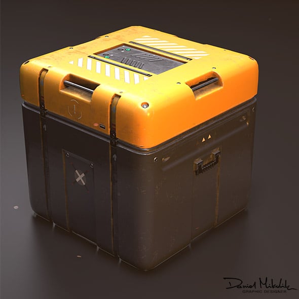 Sci-Fi Equipement Box - 3DOcean Item for Sale