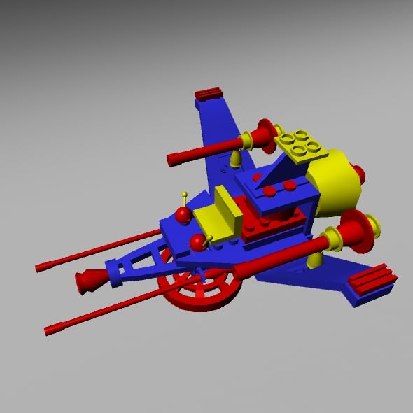 Space Fighter - 3DOcean Item for Sale