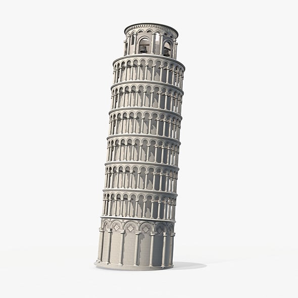 Pisa Tower PBR - 3DOcean Item for Sale