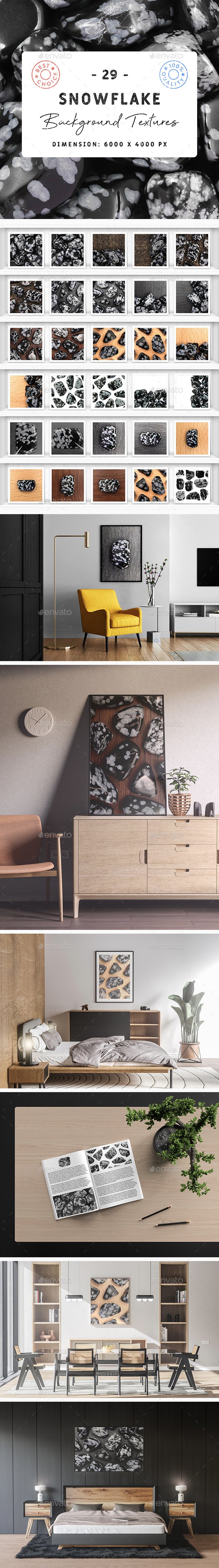 29 Snowflake Background Textures - 3DOcean Item for Sale