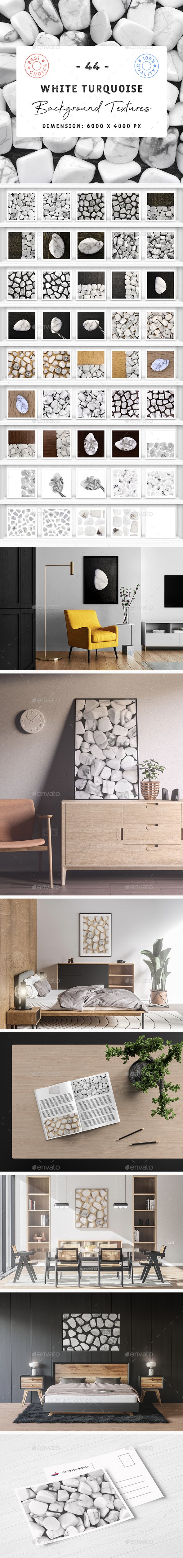 44 White Turquoise Background Textures - 3DOcean Item for Sale
