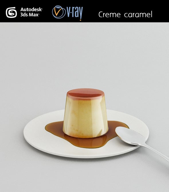 Creme caramel - 3DOcean Item for Sale