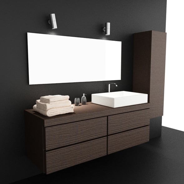 Bathroom Set 03 - 3DOcean Item for Sale