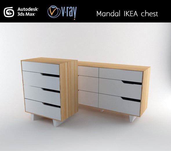 Mandal IKEA chest - 3DOcean Item for Sale