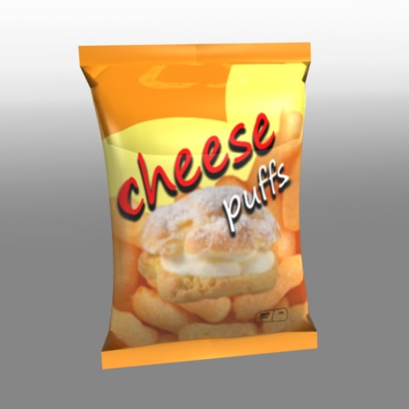 chips packet - 3DOcean Item for Sale