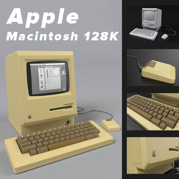 Apple / Macintosh / iMac / 1984 - 3DOcean Item for Sale