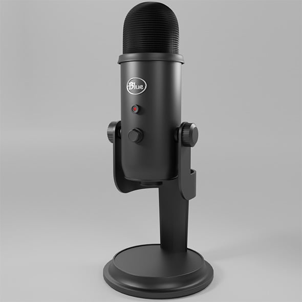 Blue Yeti Mic - 3DOcean Item for Sale