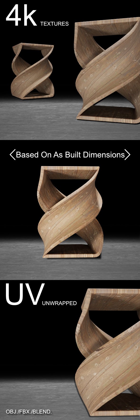 Coffee Table Twist - 3DOcean Item for Sale