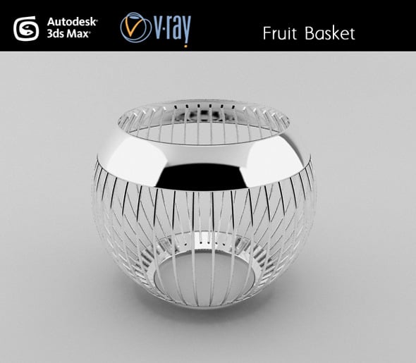 Fruit basket - 3DOcean Item for Sale