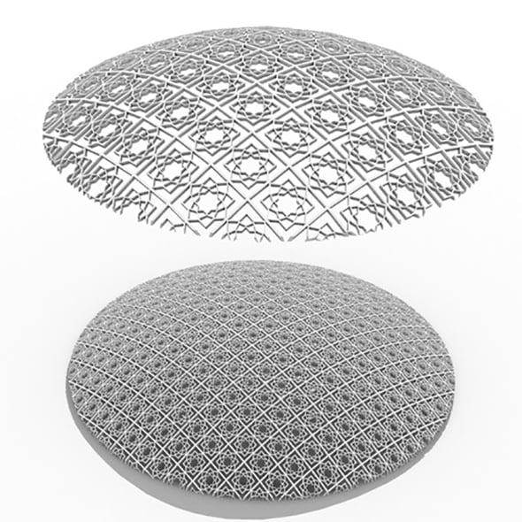 Octagram Dome Two-layer - 3DOcean Item for Sale