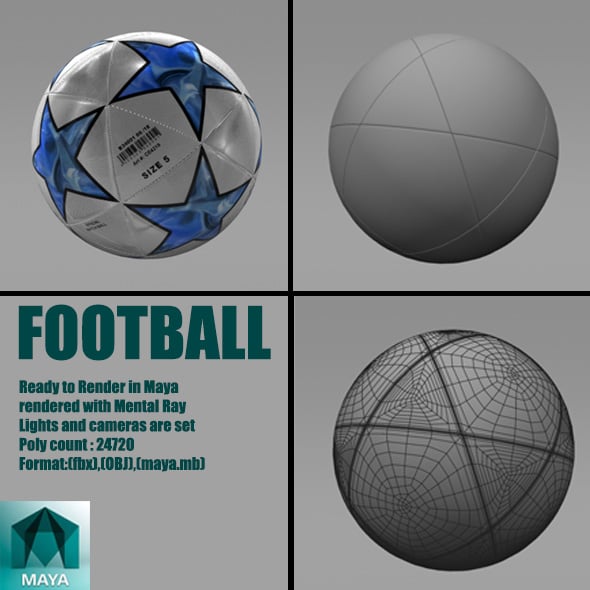 Football - 3DOcean Item for Sale