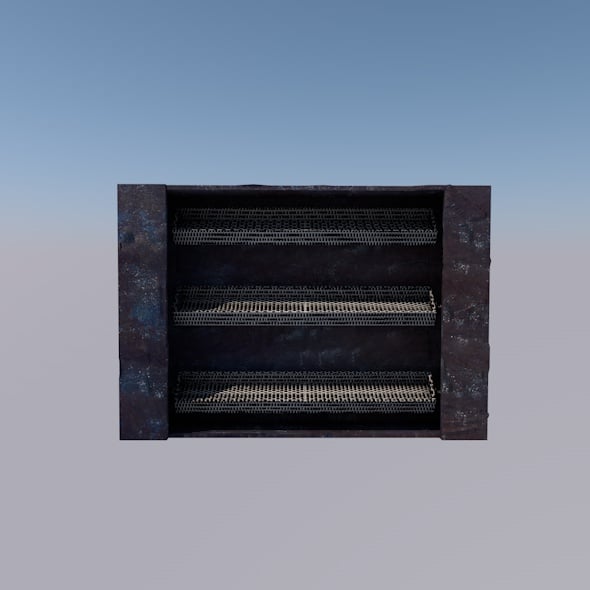 Realistic Textured Rack - 3DOcean Item for Sale
