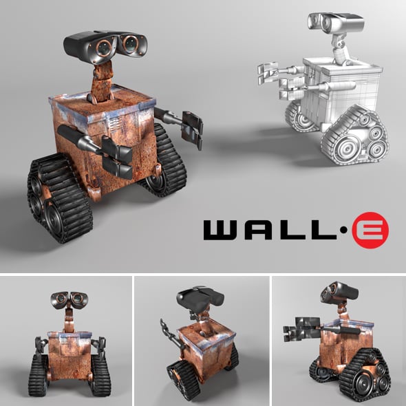 Robot WALL-E - 3DOcean Item for Sale
