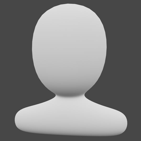 Head 3D Mesh - 3DOcean Item for Sale