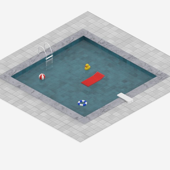 Swimming Pool - 3DOcean Item for Sale