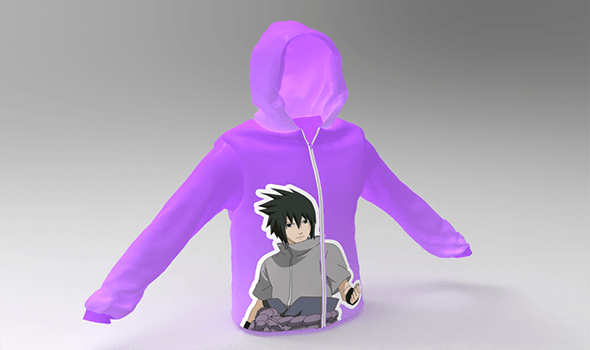 3D hoodie - 2 Models - 3DOcean Item for Sale