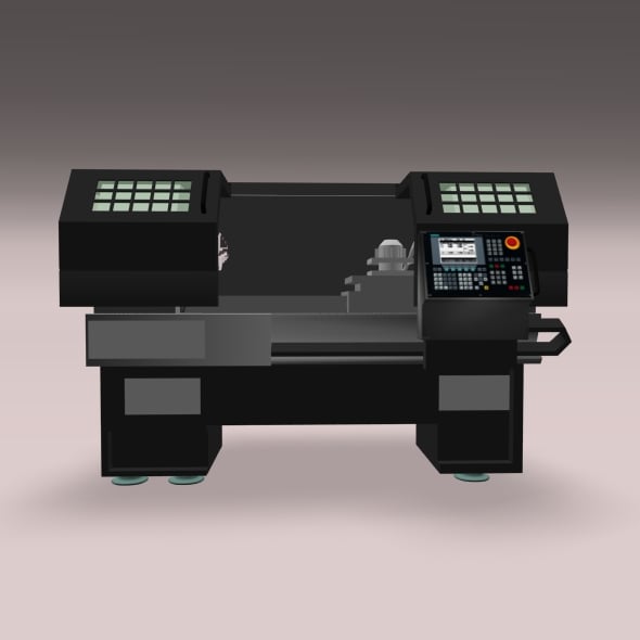 CNC Machine - 3DOcean Item for Sale