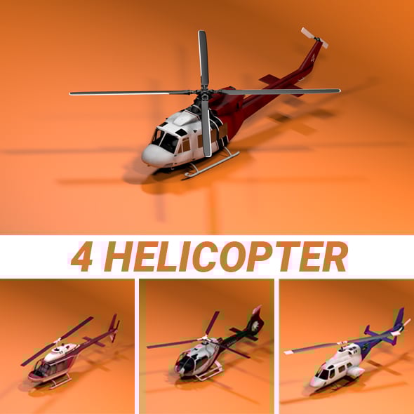 Helicopter PACK / Copter / Chopper - 3DOcean Item for Sale