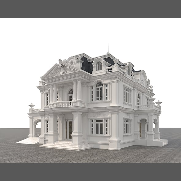Classic Villa 4 - 3DOcean Item for Sale