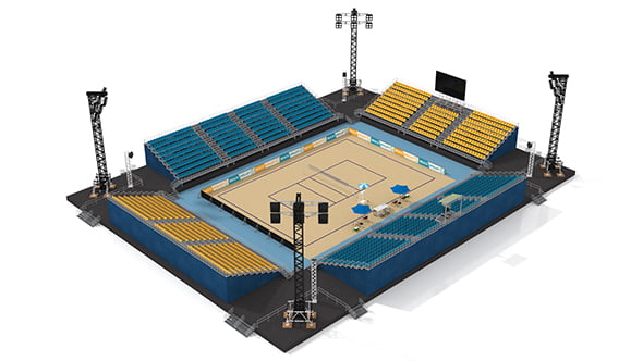 Tennis Stadium - 3DOcean Item for Sale